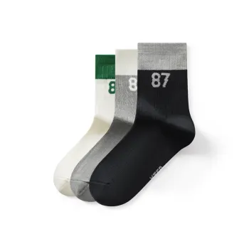 XTEP Mid Calf Socks Men's 3 Pack