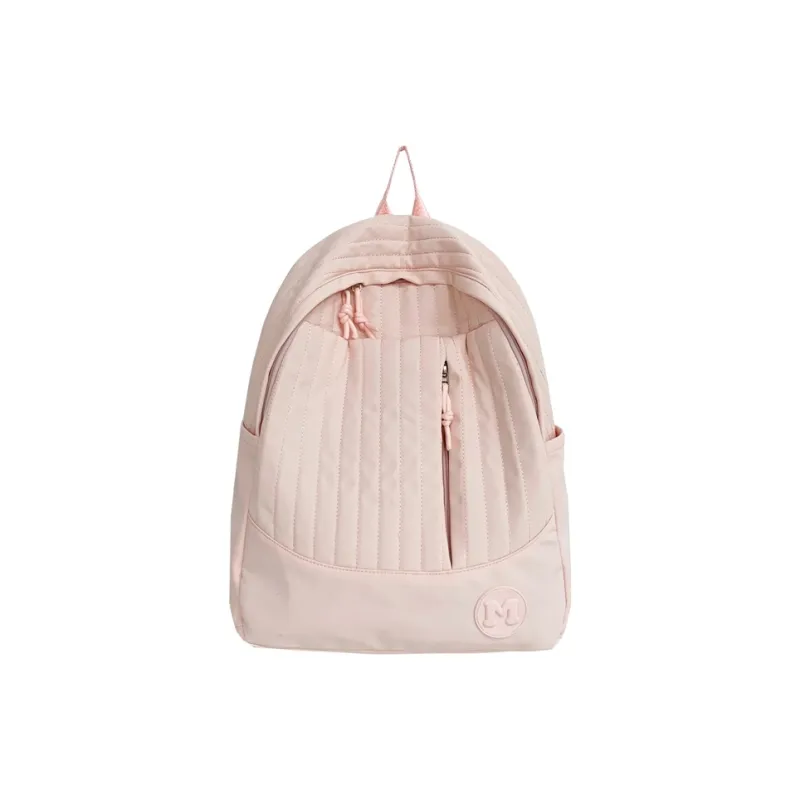 GEERDUN Composite Cloth Backpack Regular Unisex Beige Yellow/Mint Green/Ecru/Black/Pink-8