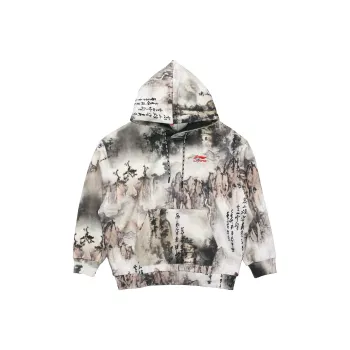 LiNing Sweatshirts Men Mountain Print