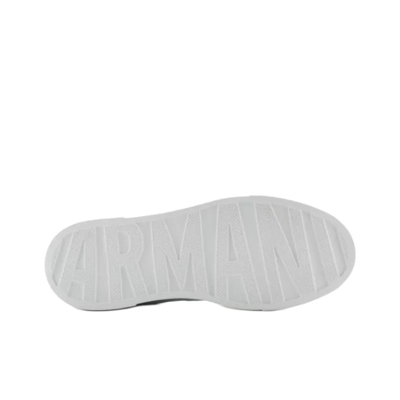 ARMANI EXCHANGEAE Low Top Skateboard Shoes Women's White-5