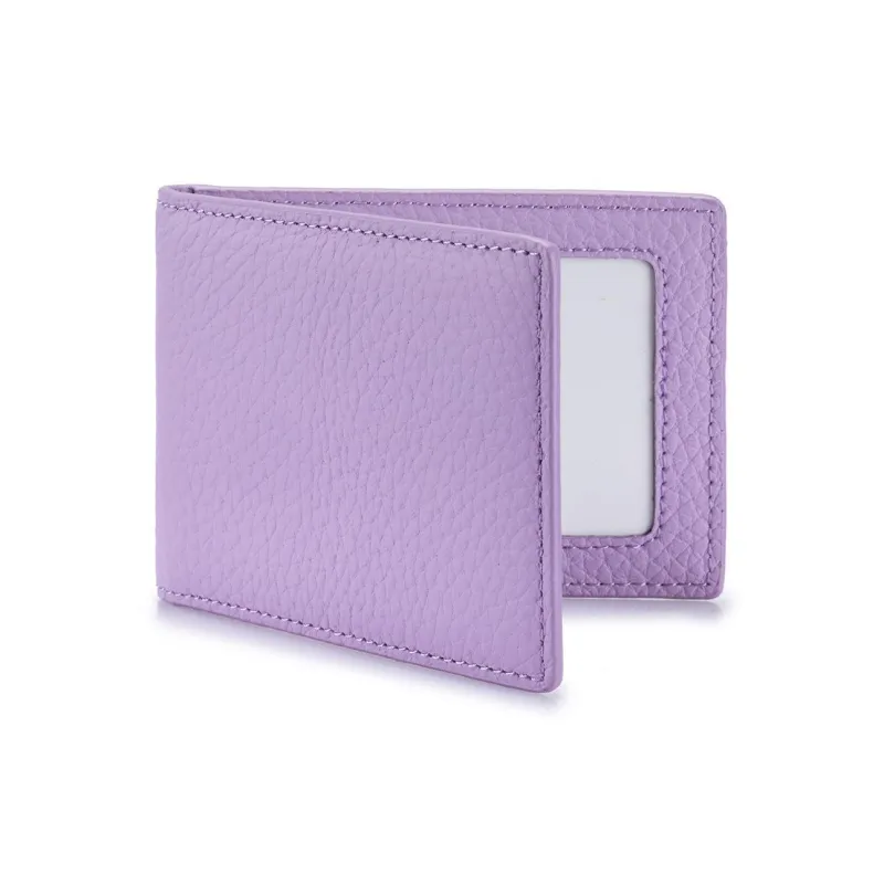OUZIHUANG Top Grain Cow Leather Card Holder Unisex Multicolor-7