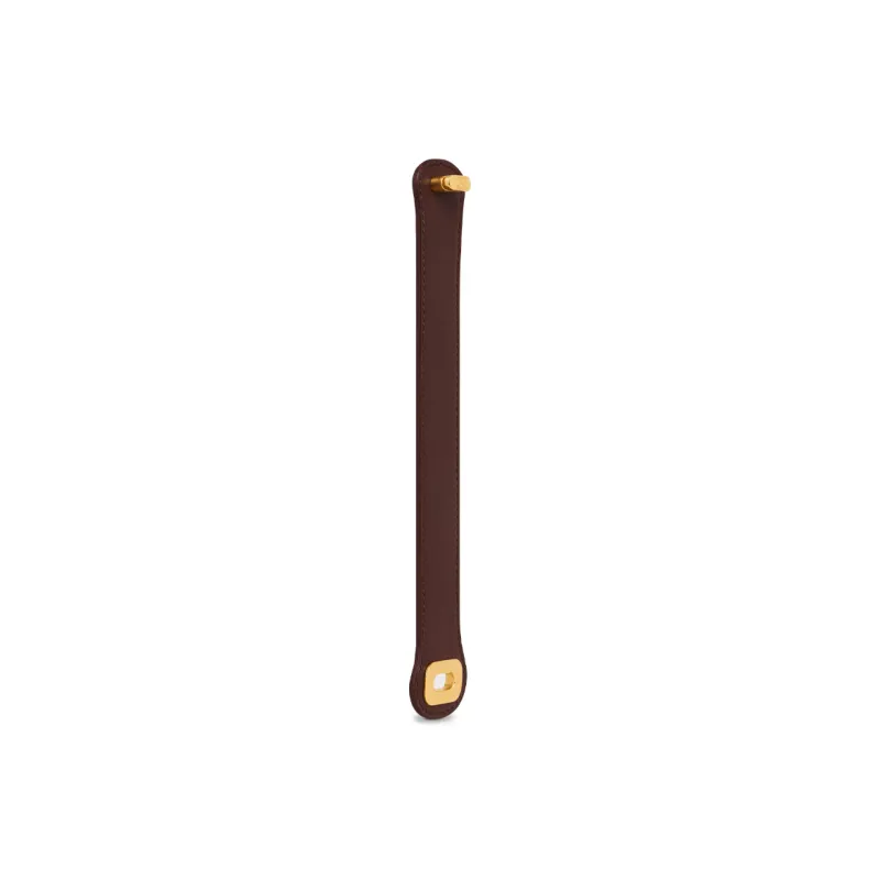 CELINE Les Cuirs CELINE Josephine Bracelet In Calfskin And Brass With Gold Finish-2