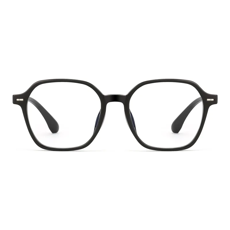PULAIS TR/Memory Plastic Square Sunglasses Unisex Tea Brown-7