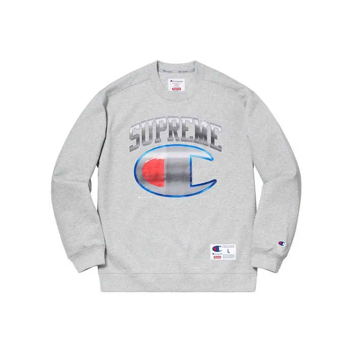 Supreme Champion Chrome Crewneck-0
