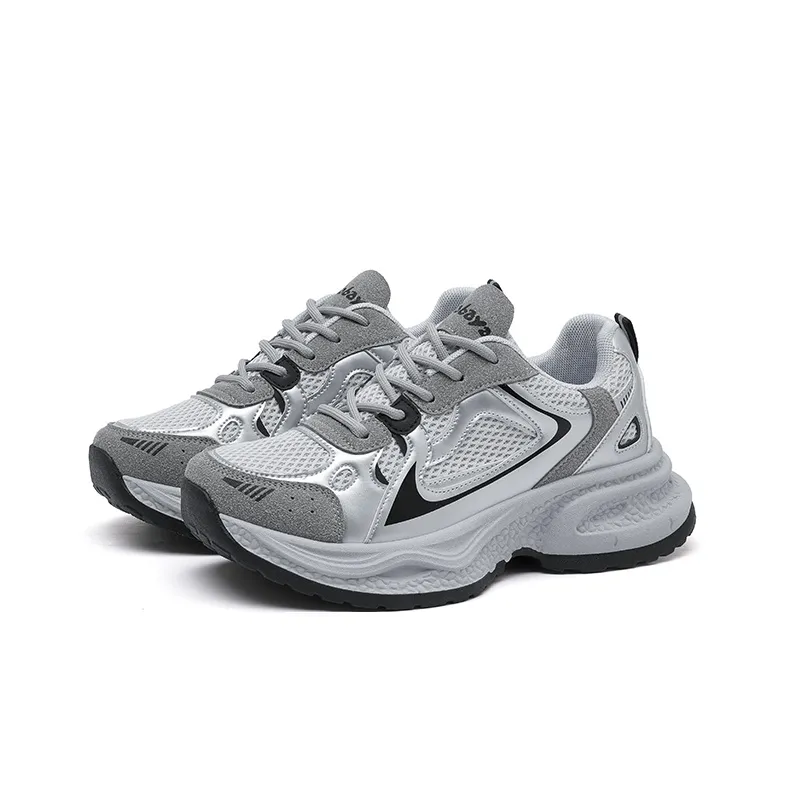 Babaya Cushioning Anti Slip Wear Resistant Breathable Lightweight Height Increasing Low Top Chunky Sneakers Women's-2
