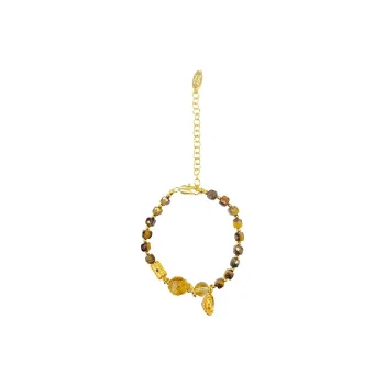 Long Fu Tiger's Eye Stone Bracelets Women's
