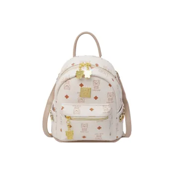 Travel PU Backpack Regular Women's Ecru/Pink/Brown/Black/Coffee
