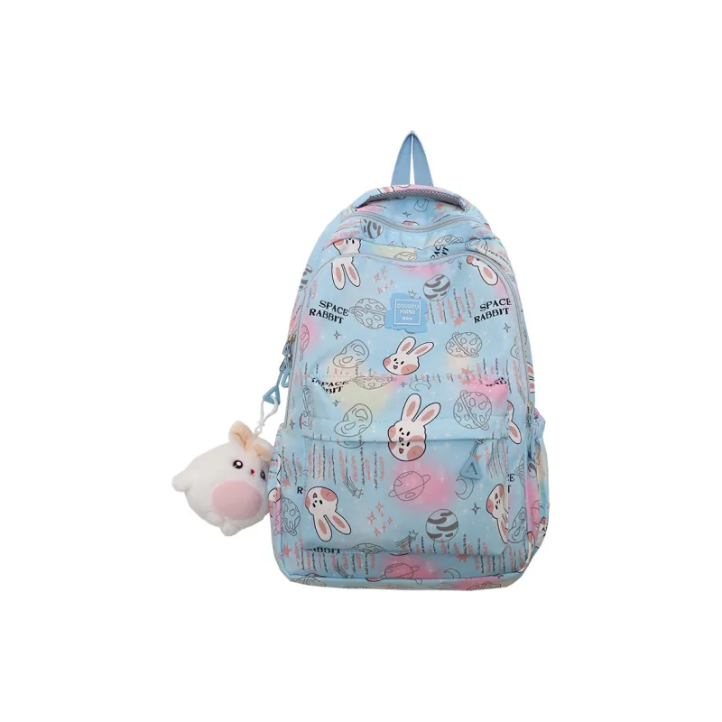 URBAN FOREST Nylon Backpack Regular Women's Pink, Violet, Yellow, Green, Sky Blue-20