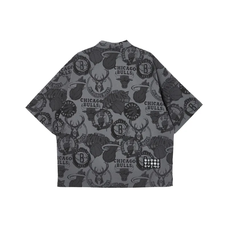 JACK JONES· JACK & JONES X NBA Co brand Shirt Men's E40 Black-1