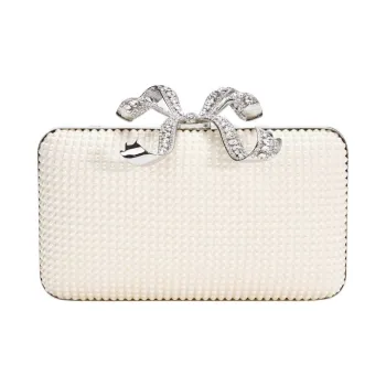Self portrait Polyester Clutch Women's White