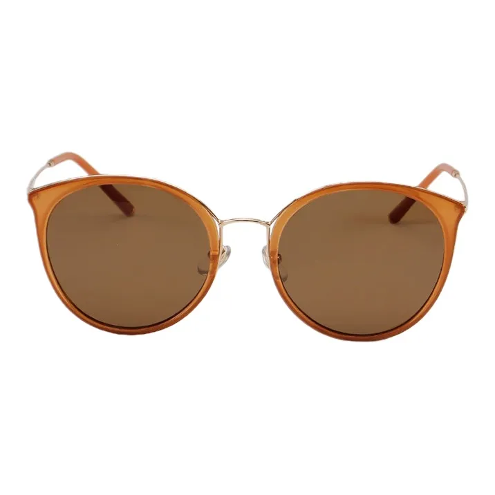 NOME TR/Memory Plastic Metal Cat Eye Sunglasses Women's-1