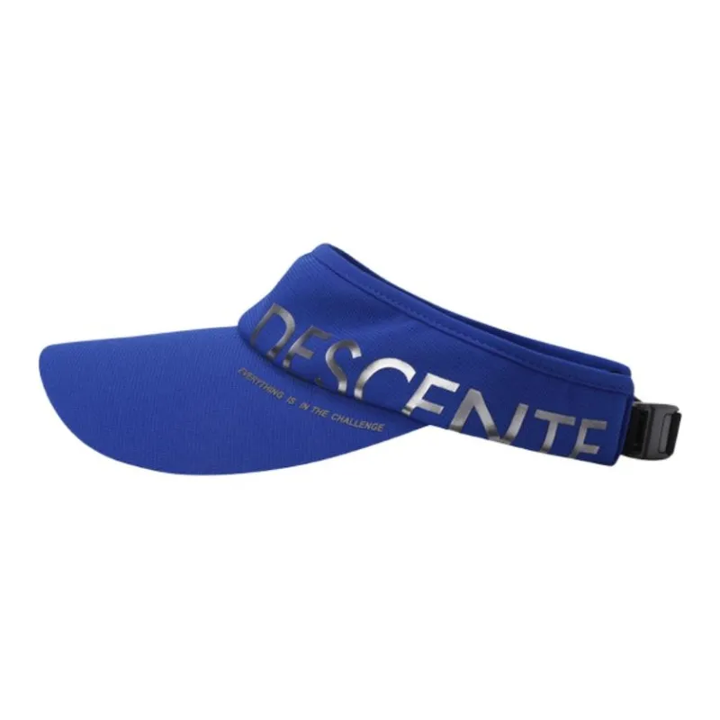 DESCENTE Polyester Polyurethane Sun Protection Hats Women's Blue-2