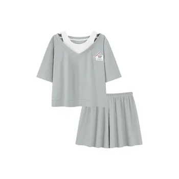 XIAFENYAN Pajama Set Women's Gray