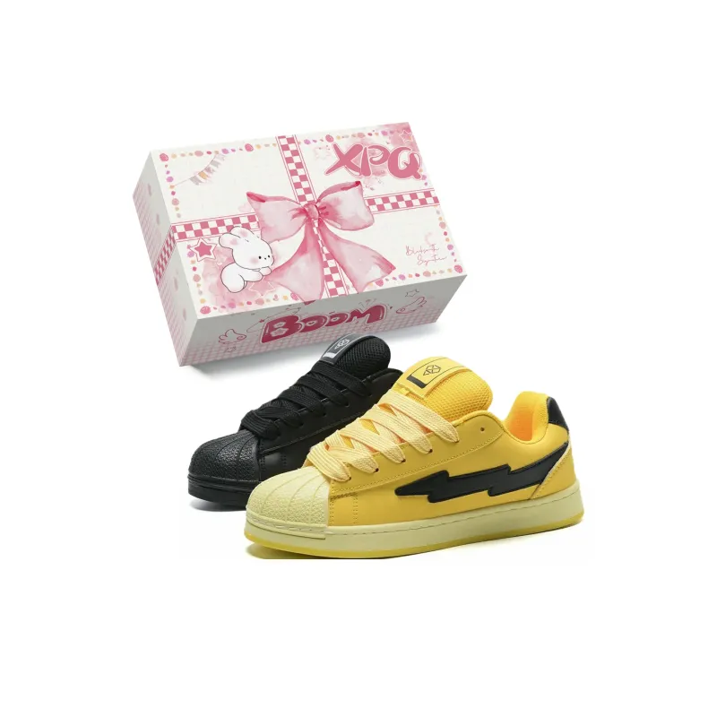 XPQ Wrapping Wear Resistant And Non Slip Low Top Skateboard Shoes Unisex-21