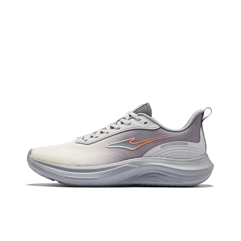 Erke Yunyi Cushioning Breathable Rebound Low Top Casual Running Shoes Men's Mist Gray-0