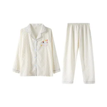 OEING Pajama Set Women's Polka Dot Puppy