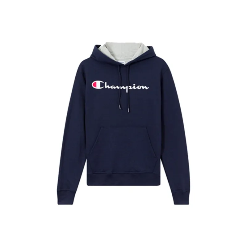 Champion Sweatshirt US Version Unisex Navy Blue-0