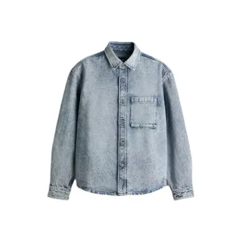 H&M Denim Jacket Men's Denim Blue