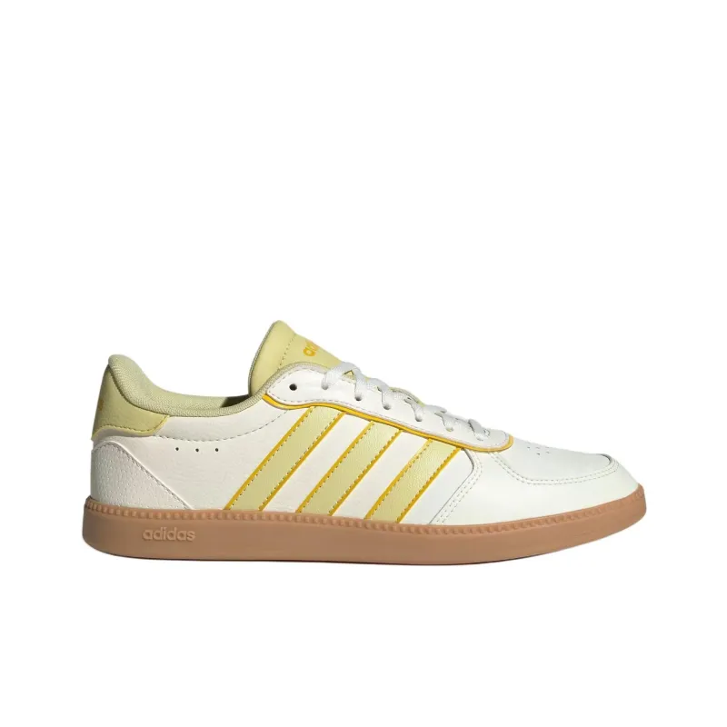 Adidas BREAKNET SLEEK Anti Slip Wear Resistant Low Top Skateboard Shoes Women's Ecru-1