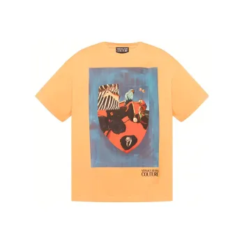 VERSACE JEANS COUTURE T Shirt Men's Orange
