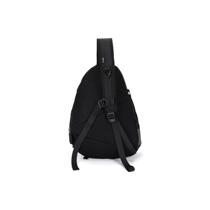XTEP Fabric Sling Bag Regular Unisex Khaki Green/Black Gray-5