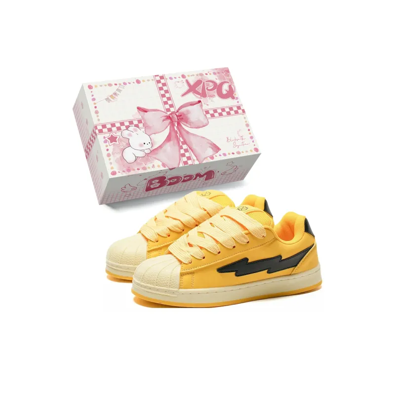 XPQ Wrapping Wear Resistant And Non Slip Low Top Skateboard Shoes Unisex-14