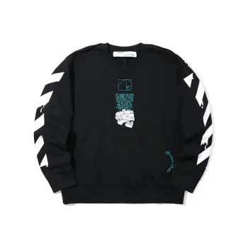 OFF WHITE Dripping Arrows Incompiuto Sweatshirt