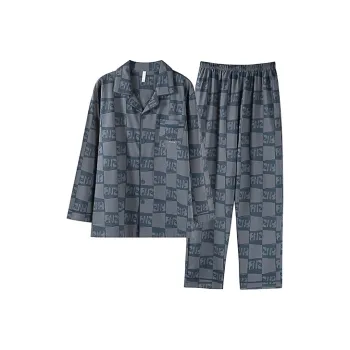 MIIOW Pajama Set Men's Navy Blue