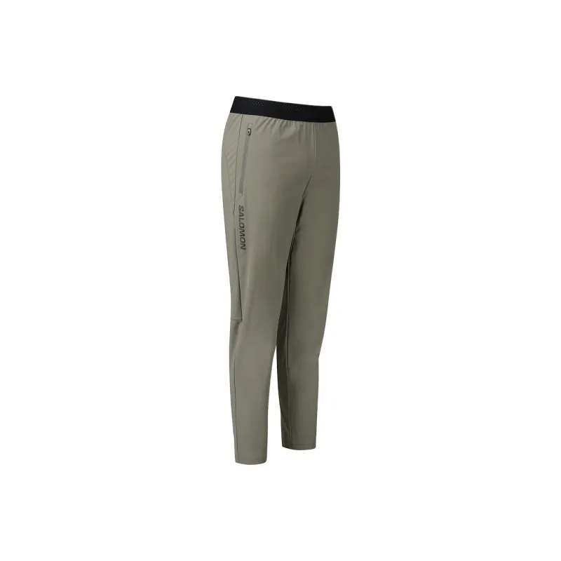 SALOMON Knitted Sweatpants Unisex Gray Green-2