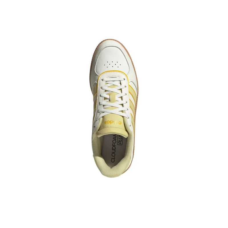 Adidas BREAKNET SLEEK Anti Slip Wear Resistant Low Top Skateboard Shoes Women's Ecru-4