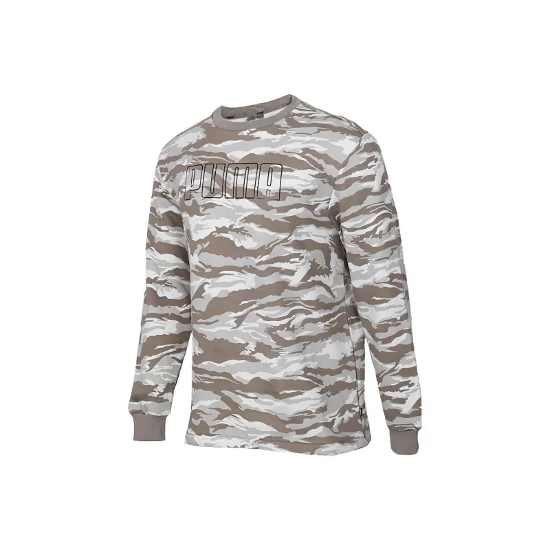 PUMA Sweatshirts Men Elephant Gray-0