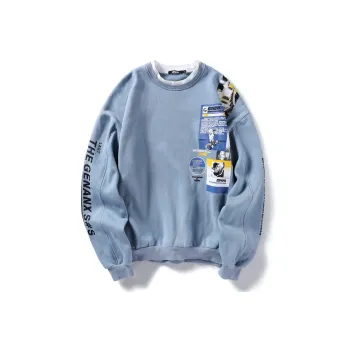 GENANX Sweatshirt Unisex Gray Blue