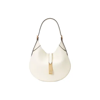Polo Ralph Lauren Polo ID Leather Saddle Bag, Crossbody Bag, Shoulder Bag Trumpets Women's