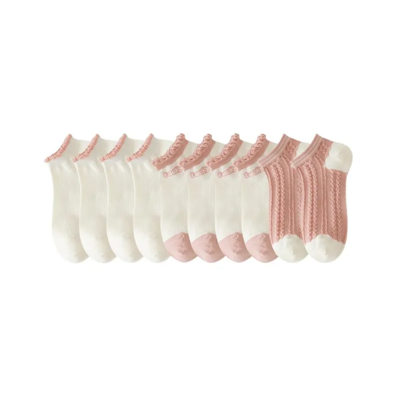 Cotton Gene Ankle Socks Women's 10 Pack-12