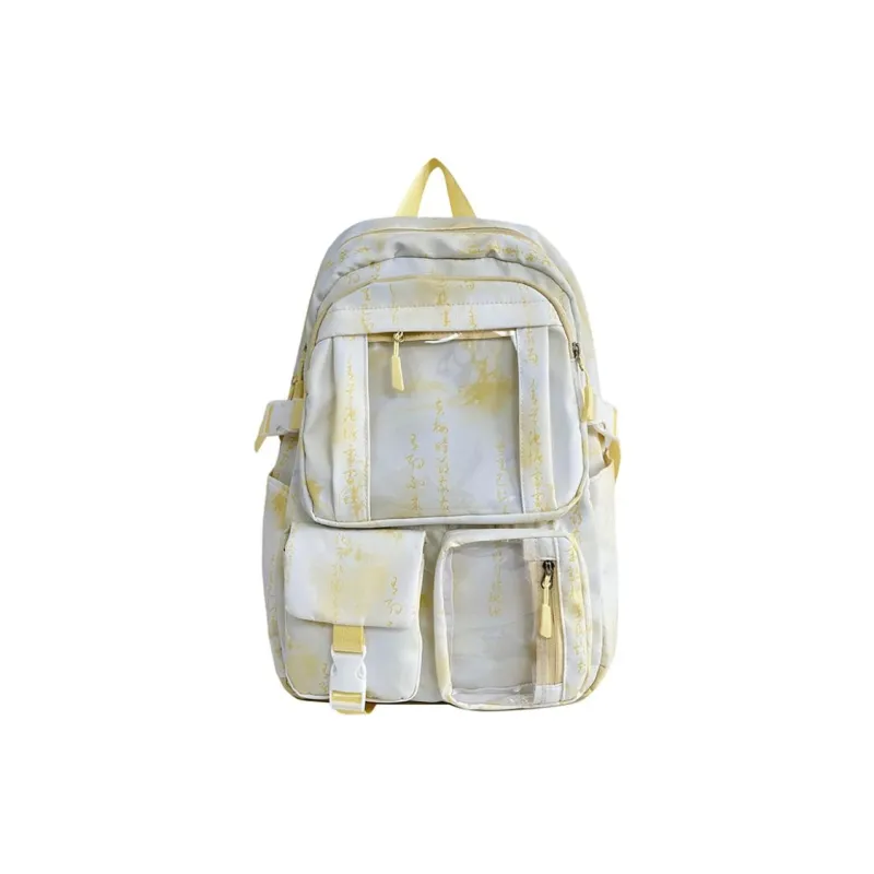 PINK·LAND Nylon Backpack Unisex Multicolor-9