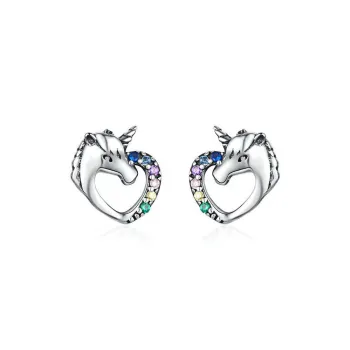 BOCH 925 Sterling Silver Stud Earrings Women's