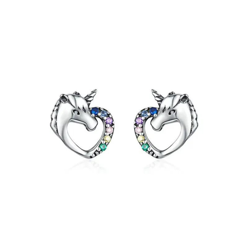 BOCH 925 Sterling Silver Stud Earrings Women's-0