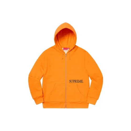 Supreme Thermal Zip Up Hooded Sweatshirt