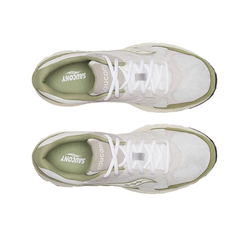 Saucony Grid Ride Millennium Suede White Green-4