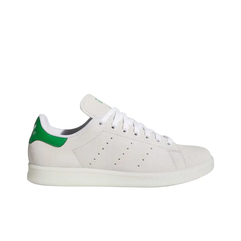 Adidas Stan Smith Cloud White Green Suede-1
