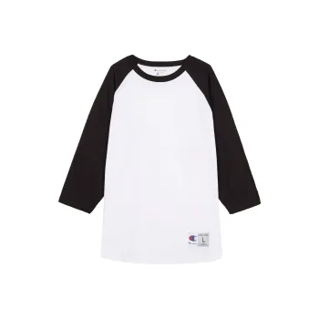 Champion T Shirt US Version Unisex Black White
