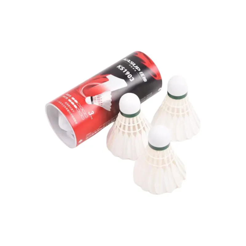 KASUP 6 Pack 3 Pack Duck Feather All Round Duck Feather Home Indoor And Outdoor Training Shuttlecocks-2