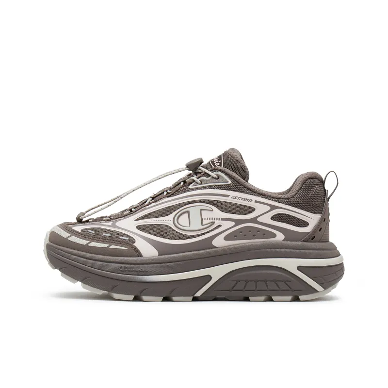 Champion Low Top Running Shoes Women's Coffee Bean Gray/Light Rose Red-0