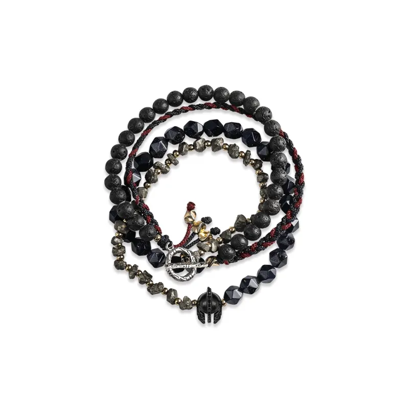 Cuud Blue Sandstone Bracelets Men's-0