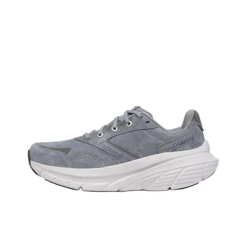 Saucony Cushioning Breathable Low Top Casual Shoes Men's Gray