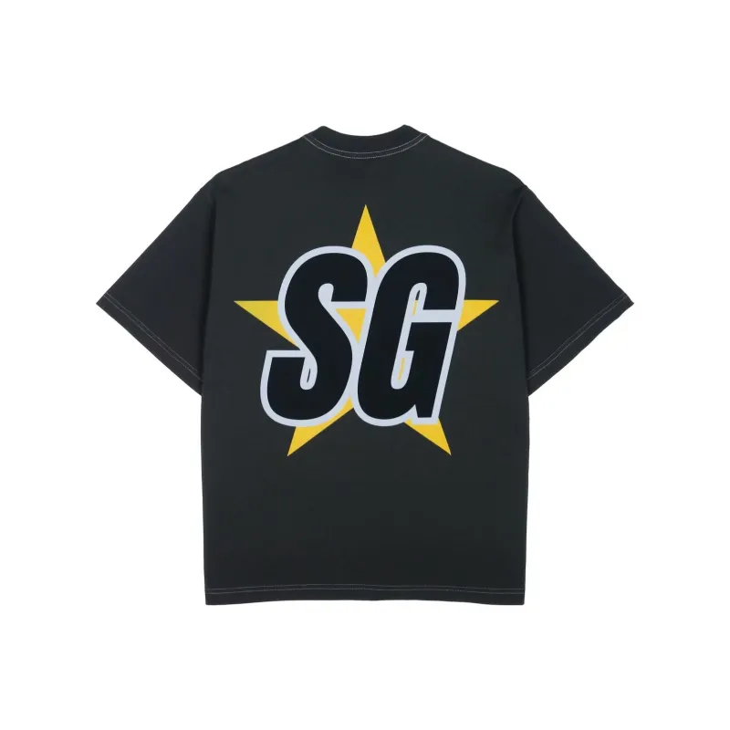 SKUNK GALLERY Short Sleeved T Shirts Men's Dark Gray-1