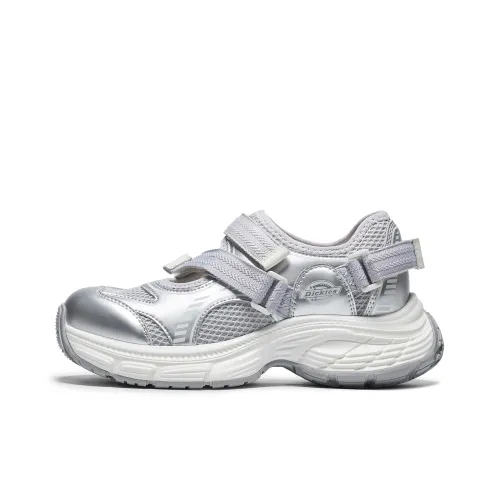 Dickies Chunky Sneakers Women's Gray Silver
