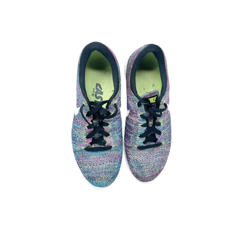 Nike LunarEpic Flyknit Low Top Running Shoes Women's Purple Blue-3
