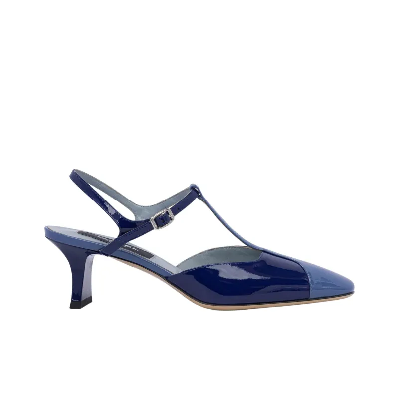 Carel Irregular Heel High Heels Women's Blue-1