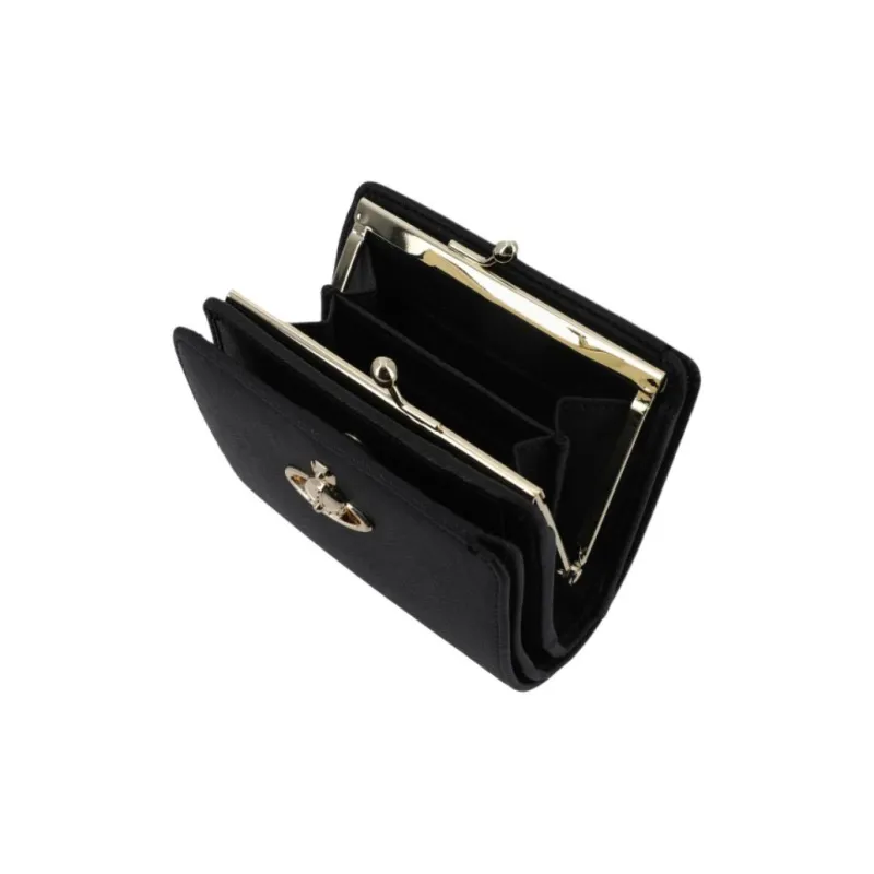 Vivienne Westwood Logo Plaque Bi Fold Wallet-2